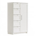 Meuble de rangement en bois, coloris blanc