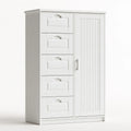 Meuble de rangement en bois, coloris blanc