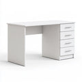Bureau d'écriture en bois, coloris blanc