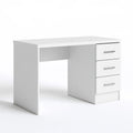 Bureau d'écriture en bois, coloris blanc