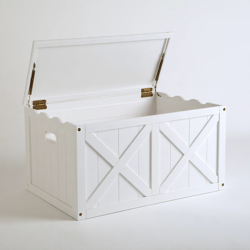 Meuble de rangement en bois avec rangement, coloris blanc